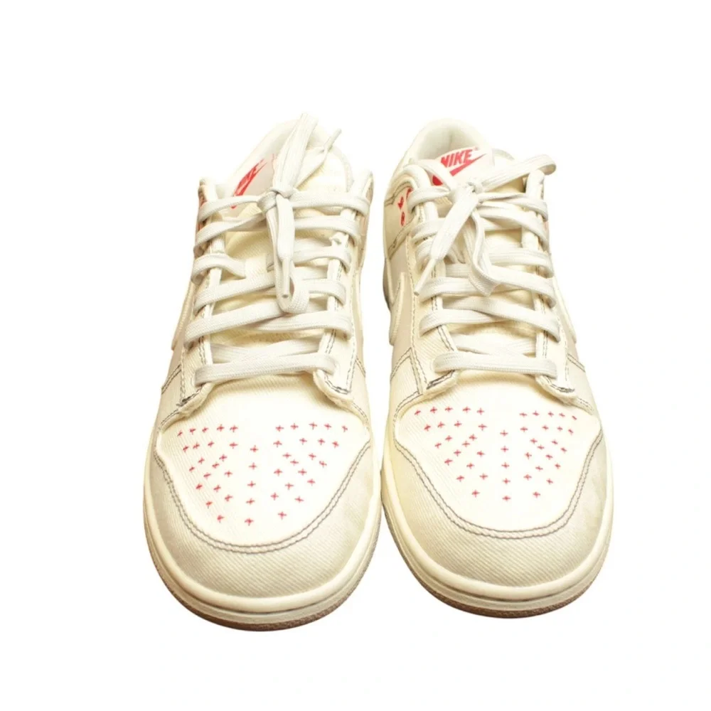 NIKE Men Size US10.5 Dunk Low Se Denim Orewood Sneakers Ivory Dv0834 Retro - Picture 4 of 14